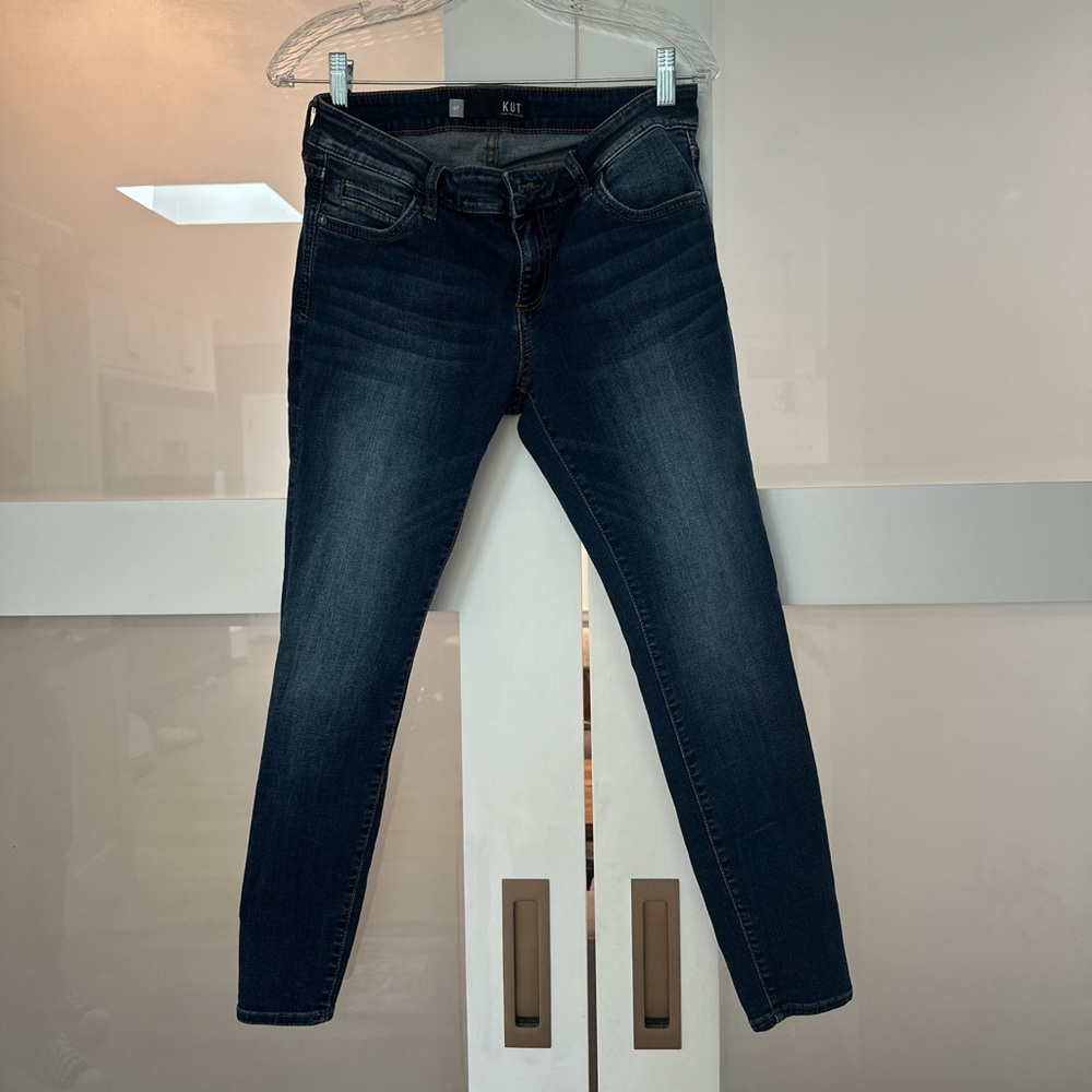 Kut, Skinny, Navy Blue, 6